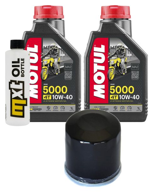 Inspektionspaket 2L 10W-40 + Ölfilter für Kawasaki KFX 700 ccm