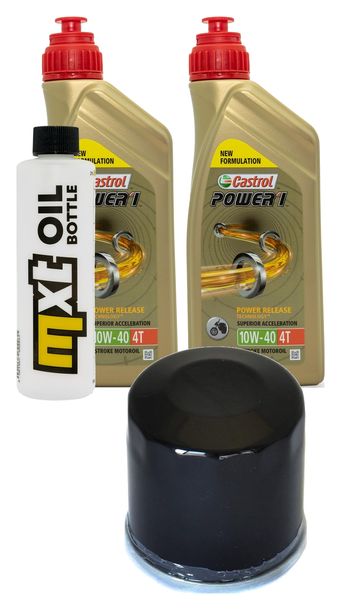 Paquete de inspección 2L 10W-40 y filtro de aceite para Kawasaki KFX 700 ccm