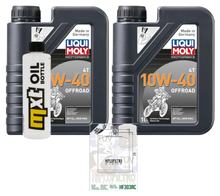Paquete de inspección 2L 10W-40 y filtro de aceite para Kawasaki KFX 700 ccm