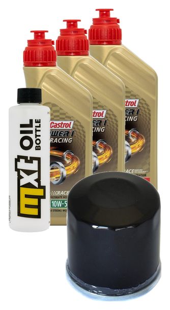 Inspektionspaket 3L 10W-50 + Ölfilter für Kawasaki KRF Teryx 7LE NRA Outdoors 750 ccm