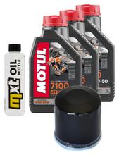 Inspektionspaket 3L 10W-50 + Ölfilter für Kawasaki KRF Teryx 7LE NRA Outdoors 750 ccm
