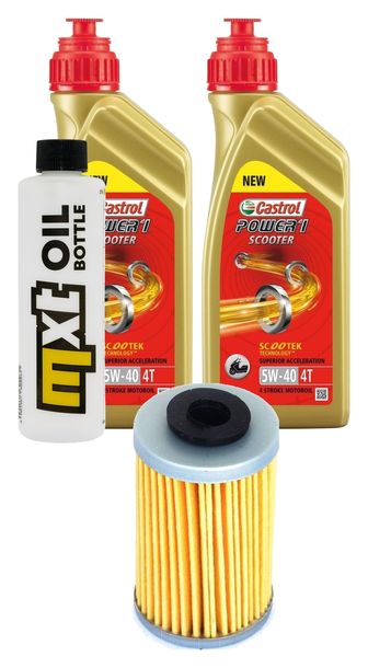 Pacchetto di ispezione 2L 5W-40 + filtro olio per KTM XC 450 ccm