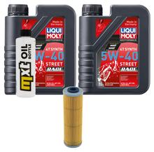 Paquet d'inspection 2L 5W-40 + filtre à huile pour KTM SX 505 ccm