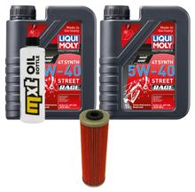 Paquet d'inspection 2L 5W-40 + filtre à huile pour KTM SX 505 ccm