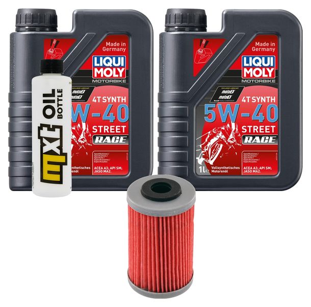 Inspektionspaket 2L 5W-40 + Ölfilter für Polaris Outlaw S.E. RS.E. S 525 ccm