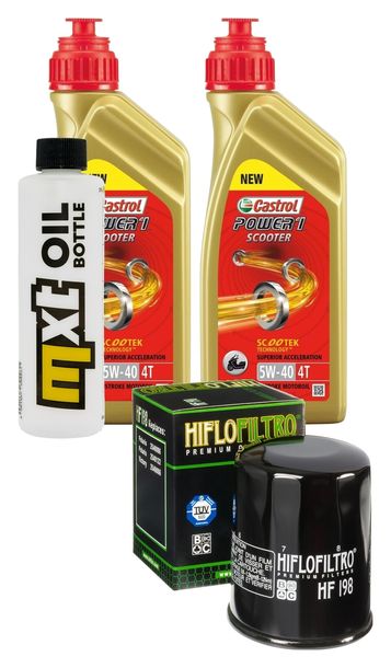 Inspektionspaket 2L 5W-40 + Ölfilter für Polaris Sportsman Twin EFI HO Touring X2 Big Boss Forest 800 ccm