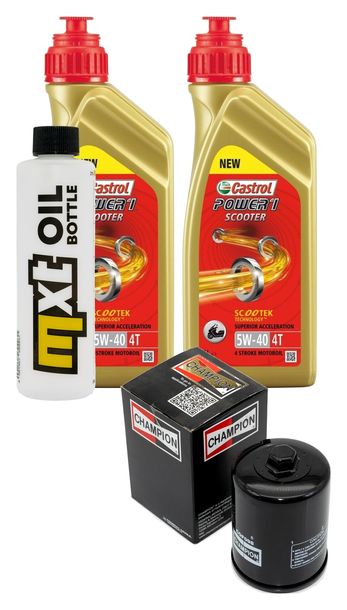 Inspectiepakket 2L 5W-40 + Oliefilter voor Polaris Sportsman Twin EFI HO Touring X2 Big Boss Forest 800 ccm