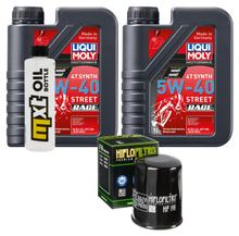 Inspectiepakket 2L 5W-40 + Oliefilter voor Polaris Sportsman Twin EFI HO Touring X2 Big Boss Forest 800 ccm