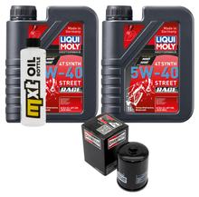 Inspectiepakket 2L 5W-40 + Oliefilter voor Polaris Sportsman Twin EFI HO Touring X2 Big Boss Forest 800 ccm