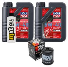 Inspectiepakket 2L 5W-40 + Oliefilter voor Polaris Sportsman Twin EFI HO Touring X2 Big Boss Forest 800 ccm