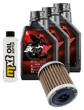 Inspektionspaket 3L 5W-40 + Ölfilter für Yamaha YFM Warrior ER Moto 4 FW Big Bear XG XH 350 ccm Bj. 2004