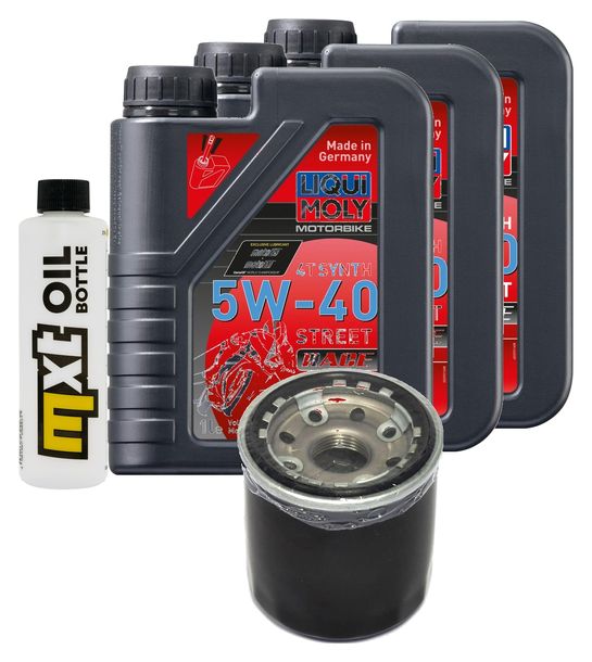 Pacchetto di ispezione 3L 5W-40+filtro olio per Yamaha YFM Kodiak Automatic AR 400 ccm