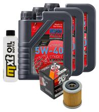 Inspektionspaket 3L 5W-40 + Ölfilter für Yamaha YFM Big Bear Hunter Exploring 400 ccm