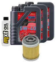 Pacchetto di ispezione 3L 5W-40+filtro olio per Yamaha YFM Big Bear Hunter Exploring 400 ccm