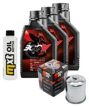 Inspectiepakket 3L 5W-40 + Oliefilter voor Yamaha YFM Kodiak Automatic AR Wolverine 450cc