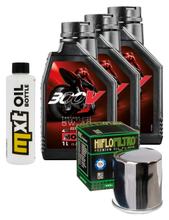 Inspectiepakket 3L 5W-40 + Oliefilter voor Yamaha YFM Kodiak Automatic AR Wolverine 450cc