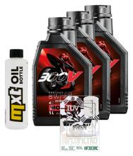 Inspectiepakket 3L 5W-40 + Oliefilter voor Yamaha YFM Kodiak Automatic AR Wolverine 450cc