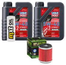 Pacchetto di ispezione 2L 5W-40 + filtro olio per Yamaha YFM R SE Special Edition YFM25RSE YFM25R YFZ Performance Race X Bill Balance 250 / 450 ccm Anno 2008 - 2014