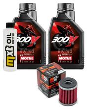 Inspektionspaket 2L 5W-40 + Ölfilter für Yamaha YFM R SE Special Edition YFM25RSE YFM25R YFZ Performance Race X Bill Balance 250 / 450 ccm Bj. 2008 - 2014