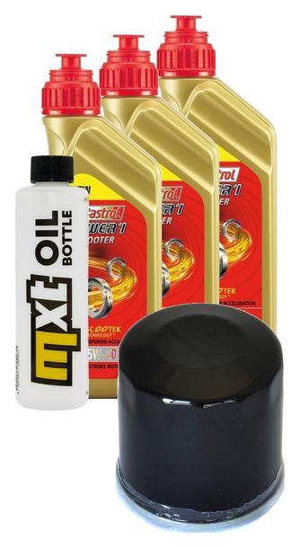 Pacchetto di ispezione 3L 5W-40+filtro olio per Yamaha YFM Grizzly 550 ccm