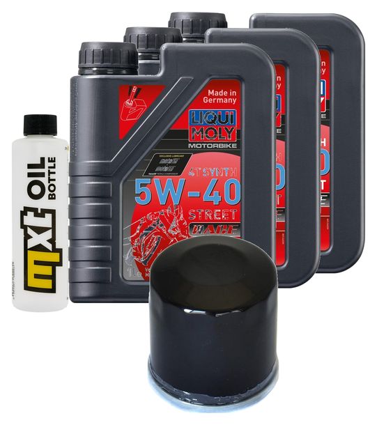 Pacchetto di ispezione 3L 5W-40+filtro olio per Yamaha YFM Grizzly 550 ccm