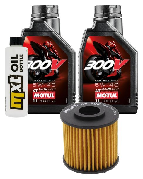 Pacchetto di ispezione 2L 5W-40 + filtro olio per Yamaha YFM R Grizzly Hunter 600 / 700 ccm Anno 2018 - 2019