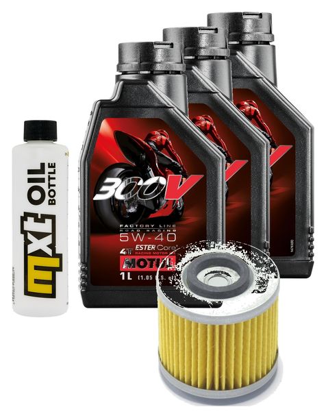 Inspektionspaket 3L 5W-40 + Ölfilter für Yamaha YFM Raptor R Performance 700 ccm