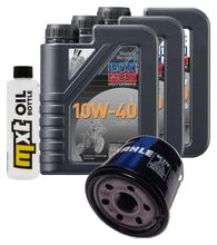 Kit d'inspection 3L 10W-40 + filtre à huile + 2 bougies pour Suzuki DL V-Strom SV S SF 650 ccm Année 2017