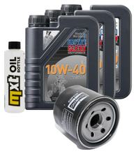 Kit d'inspection 3L 10W-40 + filtre à huile + 2 bougies pour Suzuki DL V-Strom SV S SF 650 ccm Année 2017