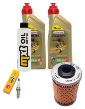 Inspection package 2L 10W-40 + oil filter + 1x spark plug for KTM Duke 125 ccm Year 2016 - 2020