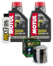 Kit d'inspection 2L 10W-40 + filtre à huile + 2 bougies pour Kawasaki Vulcan S Z 650 ccm Année 2017 - 2021