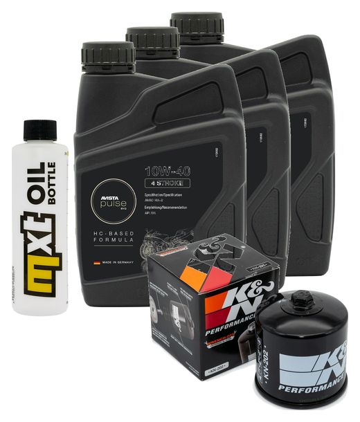 Inspektionspaket 3L 10W-40 + Ölfilter für Honda VF C Magna 750 ccm Bj. 1989