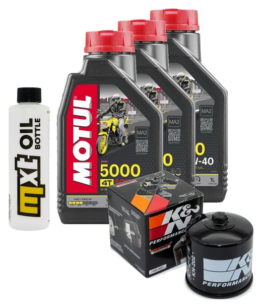 Inspektionspaket 3L 10W-40 + Ölfilter für Honda VF C Magna 750 ccm Bj. 1989