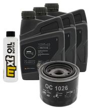 Inspektionspaket 3L 10W-40 + Ölfilter für Honda VF C Magna 750 ccm Bj. 1989