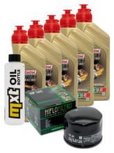 Paquete de inspección 5L 10W-50 + filtro de aceite para Moto Guzzi Audace 1400 ccm Año 2016 - 2020
