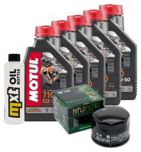Paquete de inspección 5L 10W-50 + filtro de aceite para Moto Guzzi Audace 1400 ccm Año 2016 - 2020