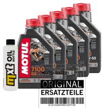 Paquet d'inspection 5L 10W-50 + filtre à huile pour Moto Guzzi Audace 1400 ccm Année 2016 - 2020