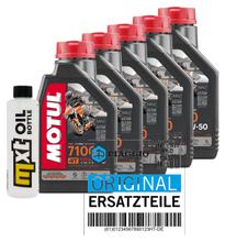 Paquet d'inspection 5L 10W-50 + filtre à huile pour Moto Guzzi Audace 1400 ccm Année 2016 - 2020