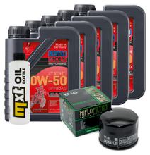 Inspectiepakket 5L 10W-50 + oliefilter voor Moto Guzzi Audace 1400 ccm bouwjaar 2016 - 2020