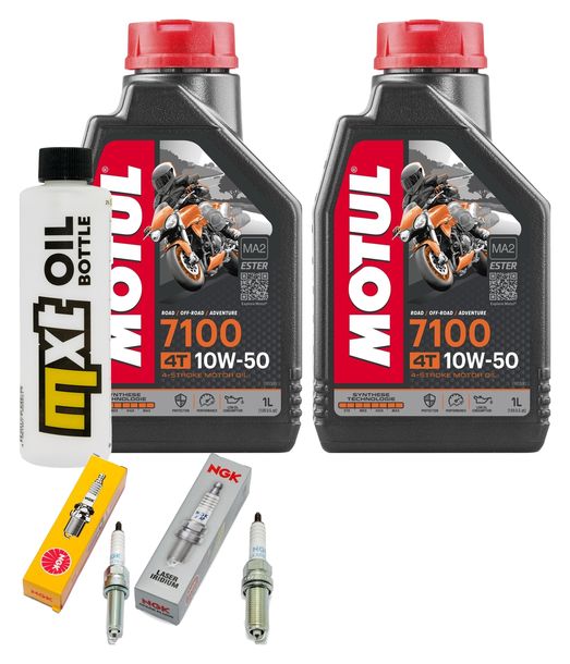 Inspektionspaket 2L 10W-50 + Ölfilter + 2x Zündkerze für Husqvarna Supermoto 701 ccm Bj. 2016