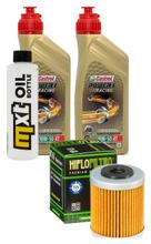 Inspekční balíček 2L 10W-50 + olejový filtr + 2x zapalovací svíčka pro Husqvarna Supermoto 701 ccm rok výroby 2016