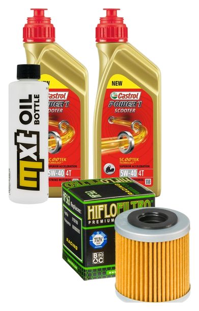 Inspektionspaket 2L 5W-40 + Ölfilter für Aprilia RS4 i.e. 125 ccm Bj. 2017