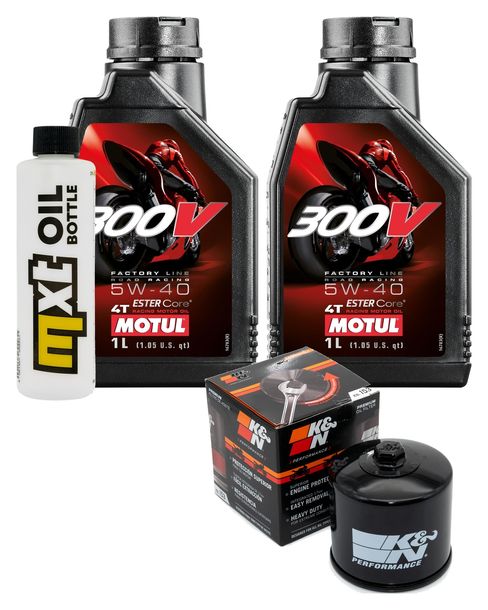 Inspektionspaket 2L 5W-40 + Ölfilter für Aprilia RS4 i.e. 125 ccm Bj. 2017
