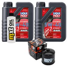 Inspection package 2L 5W-40 + oil filter for Aprilia RS4 i.e. 125 ccm Year 2017
