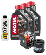 Inspectiepakket 3L 10W-50 + Oliefilter voor Benelli BN R S ABS Leoncino Trial Sport TRK 502 X 302 - 752 cc bouwjaar 2014 - 2022