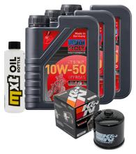 Paquete de inspección 3L 10W-50+filtro de aceite para Benelli BN R S ABS Leoncino Trial Sport TRK 502 X 302 - 752 ccm Año 2014 - 2022
