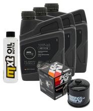 Inspectiepakket 3L 10W-50 + Oliefilter voor Benelli BN R S ABS Leoncino Trial Sport TRK 502 X 302 - 752 cc bouwjaar 2014 - 2022