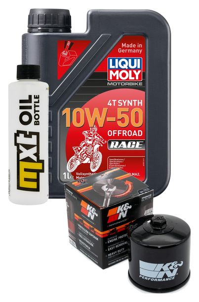 Inspektionspaket 1L 10W-50 + Ölfilter für Beta RR Enduro EFI Racing 350 - 480 ccm Bj. 2017