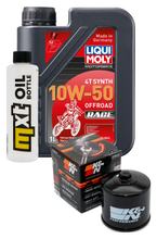 Pacote de Inspeção 1L 10W-50 + Filtro de óleo para Beta RR Enduro EFI Racing 350 - 480 ccm Ano. 2017