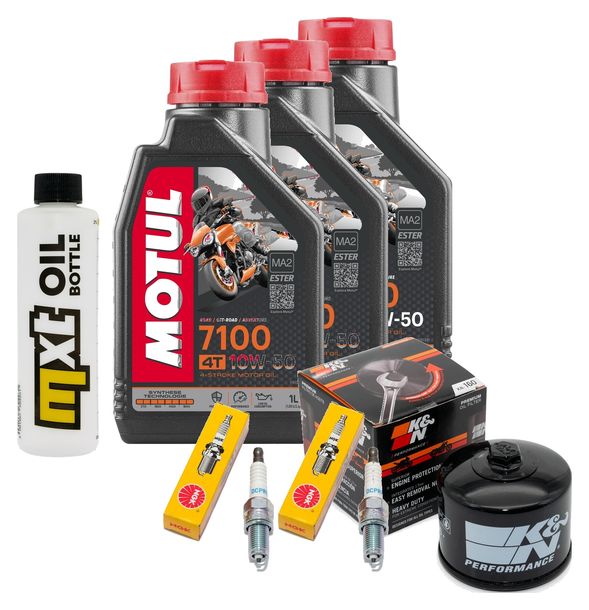 Inspektionspaket 3L 10W-50 + Ölfilter + 2x Zündkerze für BMW F GS ESA 700 ccm Bj. 2017